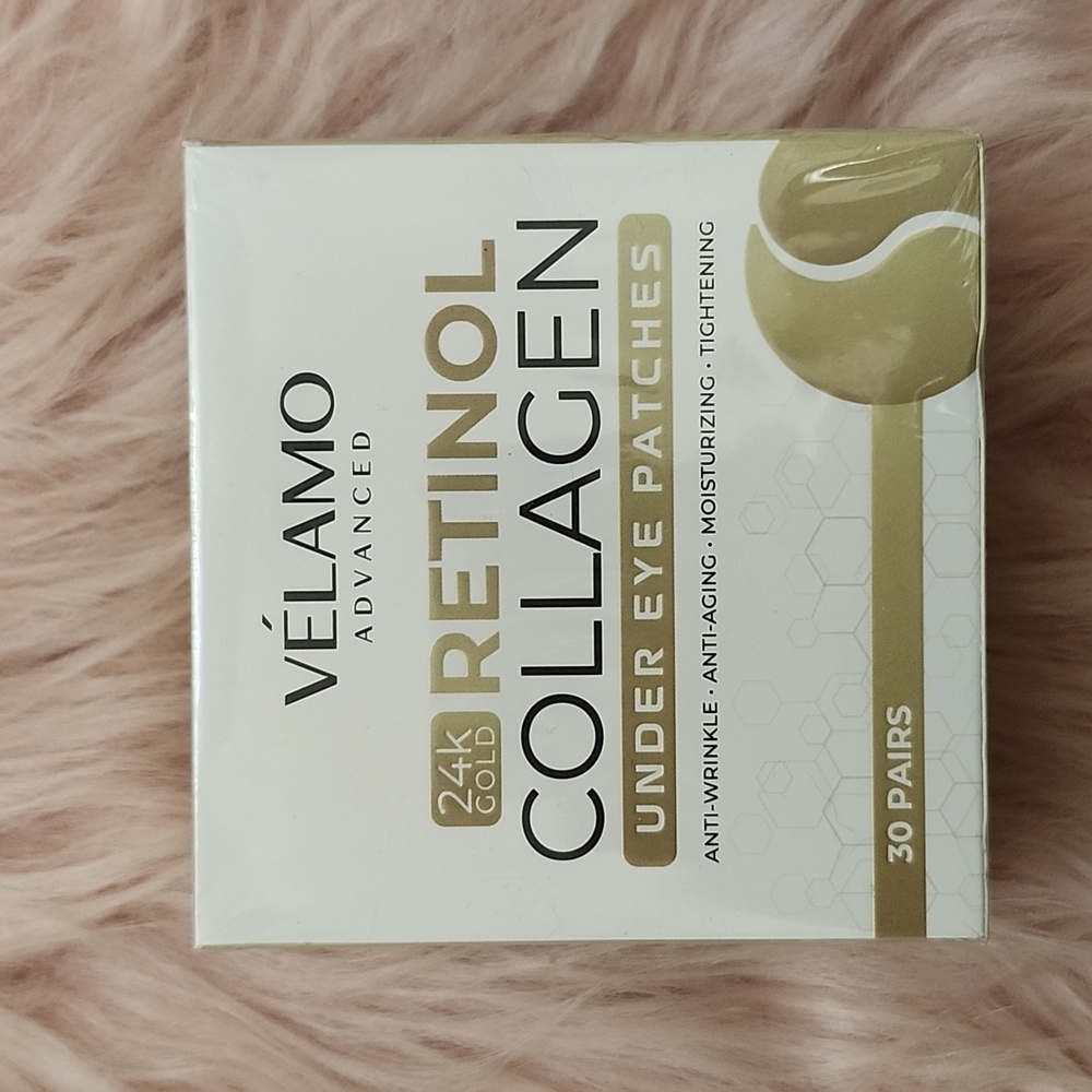 Brand New VELAMO  ADVANCED 24K GOLD RETINOL COLLAGEN UNDER EYE PATCHES